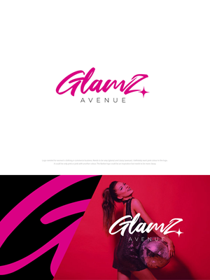 Glamz Avenue | Logo Design by ecorokerz