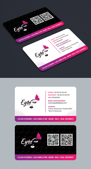 Business Card Design For Eye Beauty Spa | Business Card Design by Gpix Design