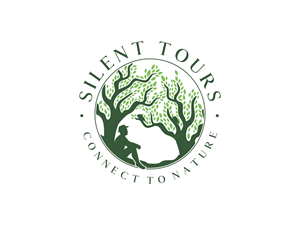 Silent Tours - Connect to Nature | Logo Design by beard.art