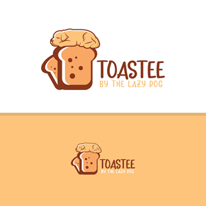 Toastee by The Lazy Dog | Logo Design by brand maker