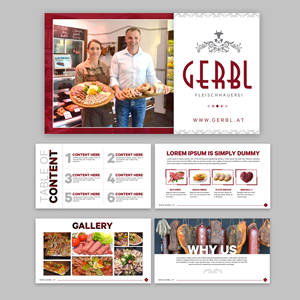 Small butcher shop from Austria needs great powerpoint presentation | PowerPoint-Design von SAI DESIGNS