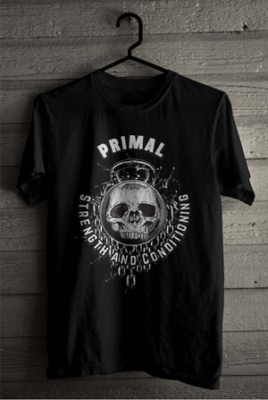 Primal Strength and Conditioning, gym, | T-Shirt-Design von SATHIRA