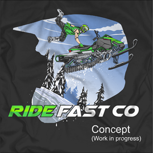 Ride Fast Co. Action Sports apparel company needing logo and apparel design | T-Shirt-Design von Yakuza20