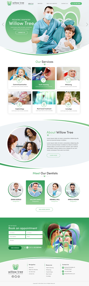 Brand-new Pediatric Dental Practice needs a website | Web Design by Blue Sparrow