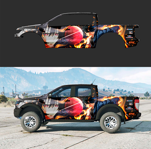 Ford Raptor Racing Itasha Build (Code Name: Crimson Moon) | Car Wrap Design by YERR®