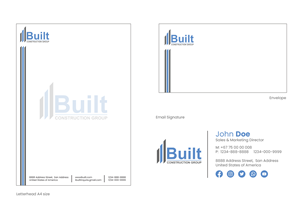 Templates for Construction Company | Schreibwaren-Design von ~idiaz~