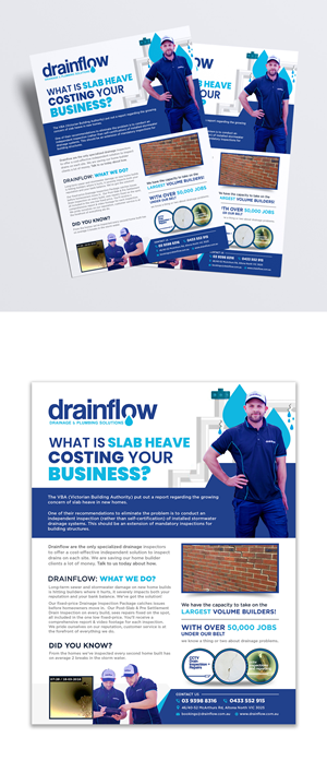 drainflow new business sales flyer | Flyer-Design von debdesign