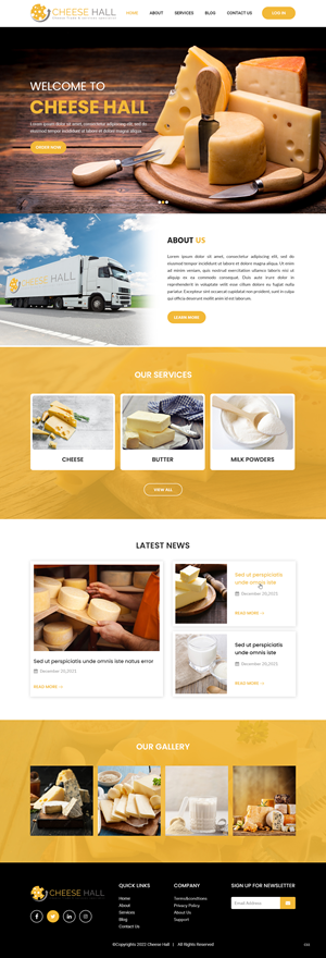 Dairy Trading Comany needs a new website | Web-Design von pb