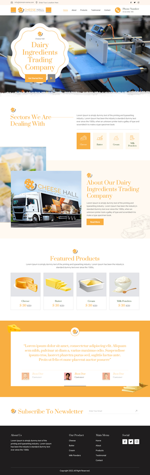 Web Design by Sujit Banerjee for Cheesehall BV | Design #28609310