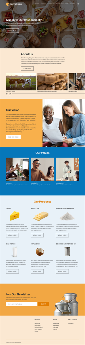 Web Design by ISYL Studio for Cheesehall BV | Design #28623586