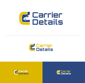 Carrier Details, with icon and 'TM' | Logo Design by kolevvp