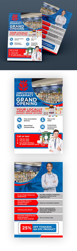 Abbotsford Pharmacy opening | Flyer-Design von ZeneFashions