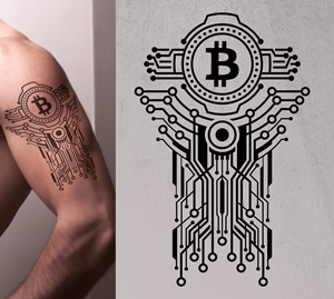 Creative designer to add to my Bitcoin tattoo | Tattoo-Design von D'Mono