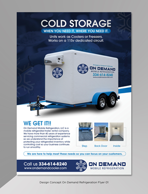 Refrigerated trailer business needs an email flyer | Flyer Design by D Creative