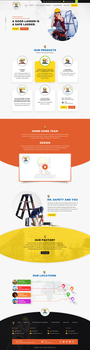 Idea for facelift on local Hong Kong family business website to get ready for International business | Web Design by Sbss