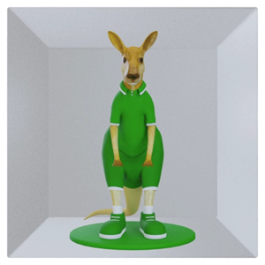 3D spinning Kangaroo | 3D Design von hover