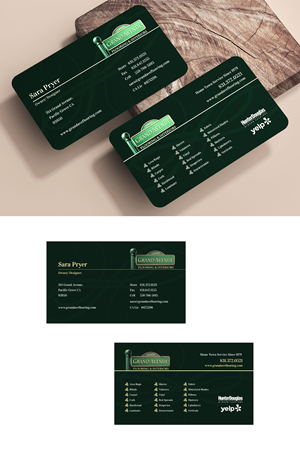 Business Card Design by louthfi.id for Grand Avenue Flooring & Interiors | Design #28681586