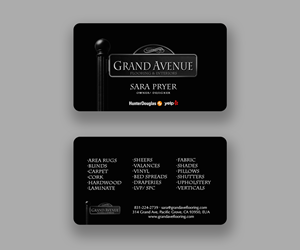 Business Card Design by Andrés Sebastián for Grand Avenue Flooring & Interiors | Design #28689347