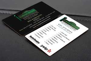 Business Card Design by Cretive Moon for Grand Avenue Flooring & Interiors | Design #28665146