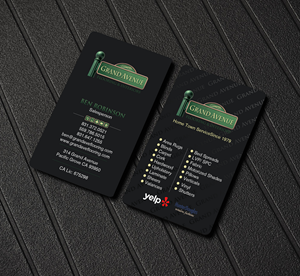 Business Card Design by Creations Box 2015 for Grand Avenue Flooring & Interiors | Design: #28657177