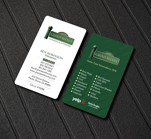 Business Card Design by Creations Box 2015 for Grand Avenue Flooring & Interiors | Design: #28657178