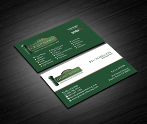 Business Card Design by Creations Box 2015 for Grand Avenue Flooring & Interiors | Design: #28657191