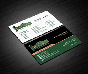 Business Card Design by Creations Box 2015 for Grand Avenue Flooring & Interiors | Design: #28660308