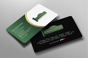 Business Card Design by chandrayaan.creative for Grand Avenue Flooring & Interiors | Design: #28655664