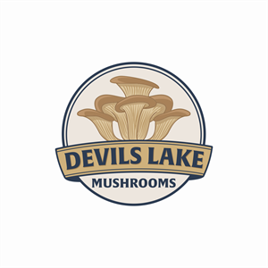 Devils Lake Mushrooms/ Producer of exquisite gourmet mushrooms. | Logo-Design von design.picnic