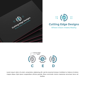 Logo Design by vramar.roy for Cutting Edge Designs, Co. | Design #28670375