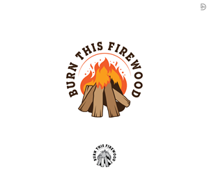 Burn This Firewood | Logo Design by D_Mantra