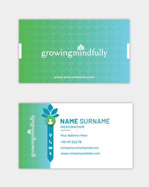 Mindfulness School for Children -- Business Cards | Business Card Design by SAI DESIGNS