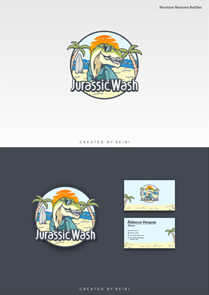 Jurassic Wash | Logo-Design von Dickythx16