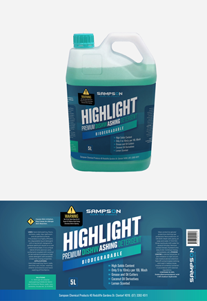 Modernize Cleaning Chemical Product Labels | Grafik-Design von Impressive Sol