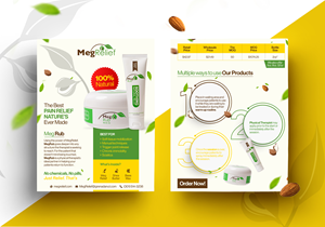 Create 4 sell sheets for our or health and wellness products | Flyer Design by Graphic Guy