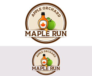 Maple Run Apple Orchard | Logo Design by Paint-Tools