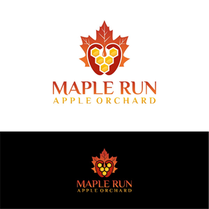 Maple Run Apple Orchard | Logo Design by brand maker