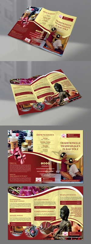 Wellness Thai Massage Geschäft benötigt eine Preis/Info Broschüre | Flyer Design by BLUE WINGS