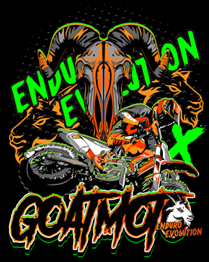 Hard enduro design, dirtbikes mountans goats ? | T-Shirt-Design von Get'n Graphic