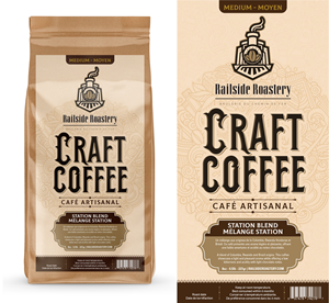 New label design for coffee roaster | Graphic Design by SAI DESIGNS