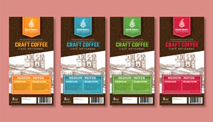 New label design for coffee roaster | Graphic Design by Fajr.