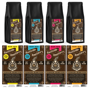 New label design for coffee roaster | Graphic Design by adjeiiBlack