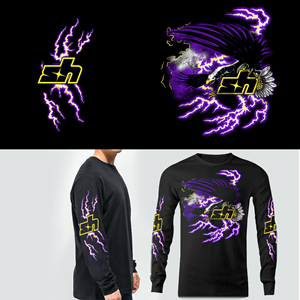 LIGHTNING HAWK STORM design | T-Shirt-Design von Falih A