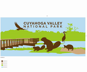 Cuyahoga Valley National Park Hammock Design | Kunst-Design von Emmi