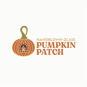 Handblown Glass Pumpkin Patch | Logo Design by design.picnic