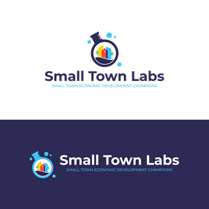 Small Town Labs Logo Redesign | Graphic Design by PurpleBoa