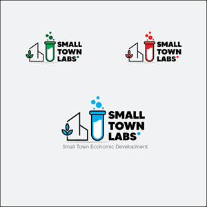 Small Town Labs Logo Redesign | Graphic Design by hoshedesigns