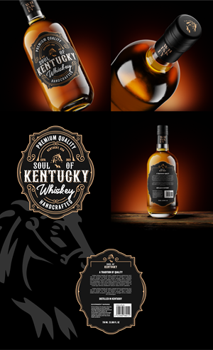 Whiskey label design and bottle design | Graphic Design by Lhey DC