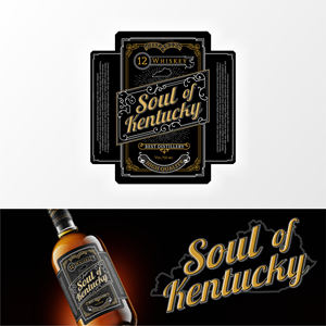 Whiskey label design and bottle design | Graphic Design by kolevvp