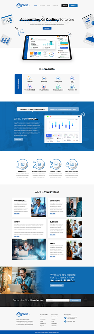 New Business and Accounting Software need a Web Site | Wordpress Design by Zanek